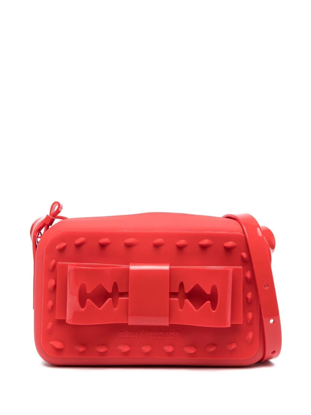 Razor bow-detail shoulder bag - 1
