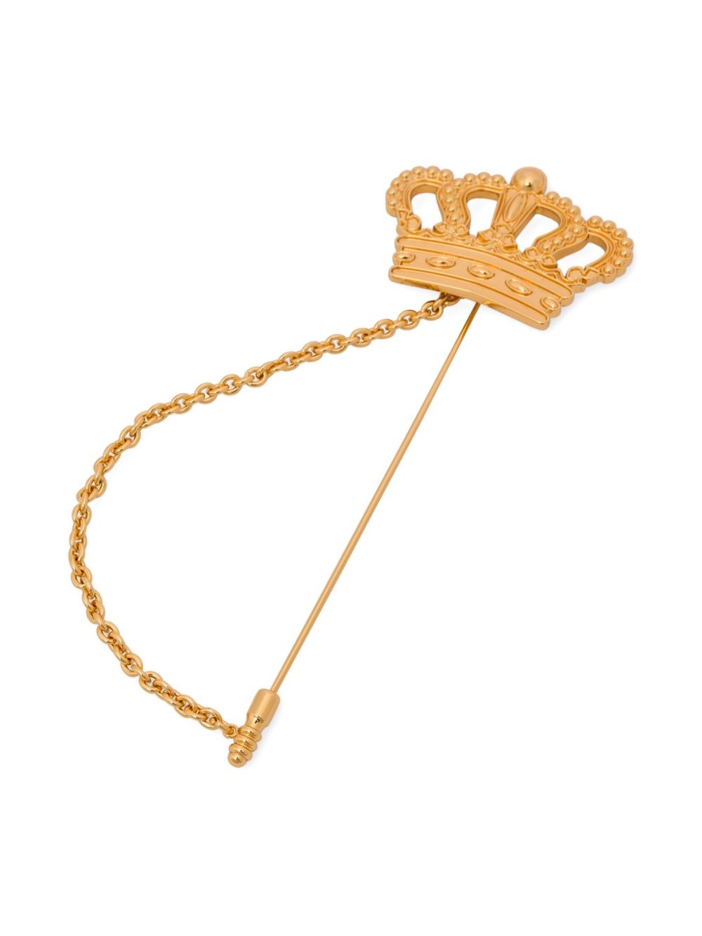 crown-plaque brooch - 3
