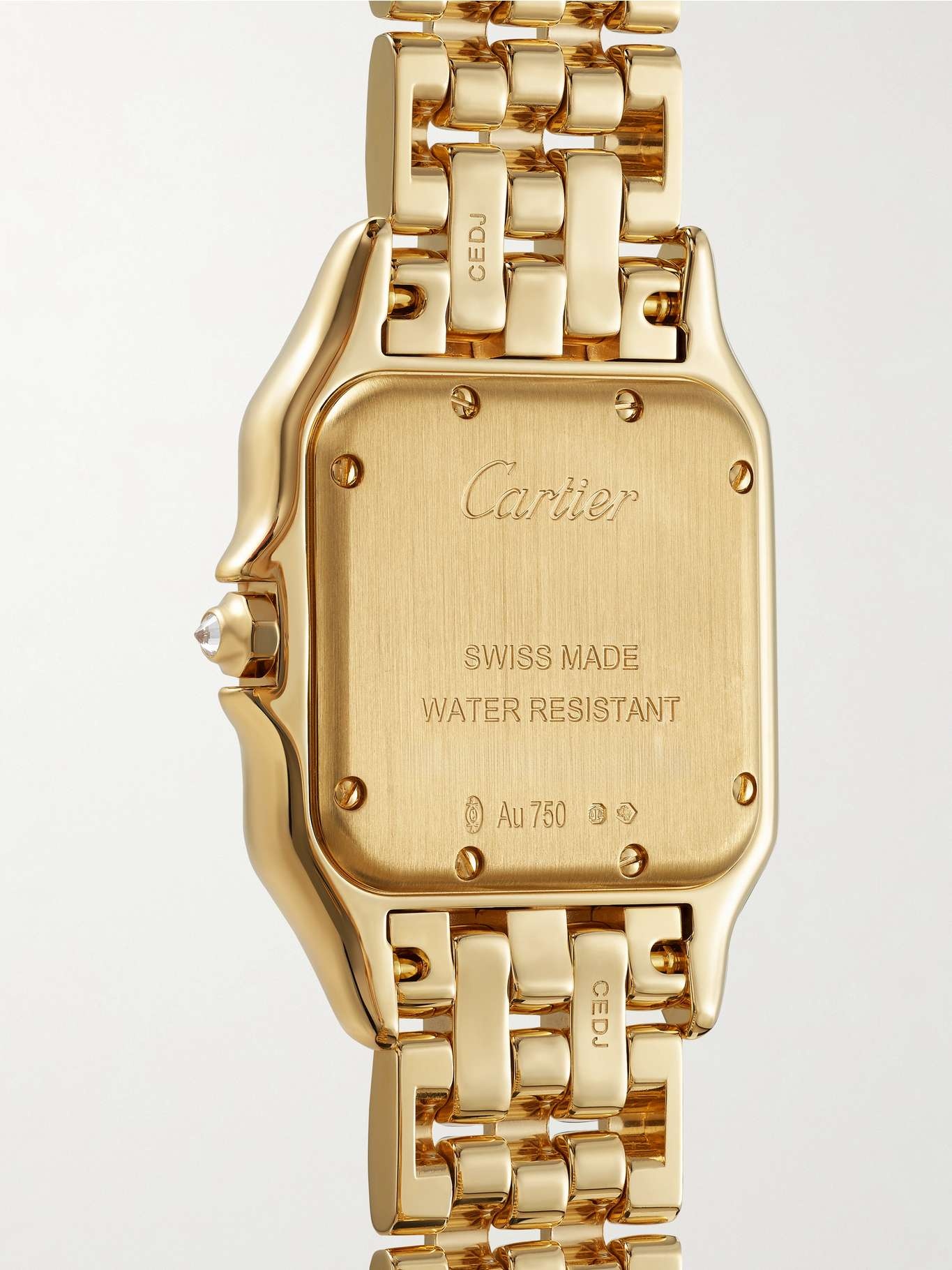 Panthère de Cartier medium 27mm 18-karat gold diamond watch White 4