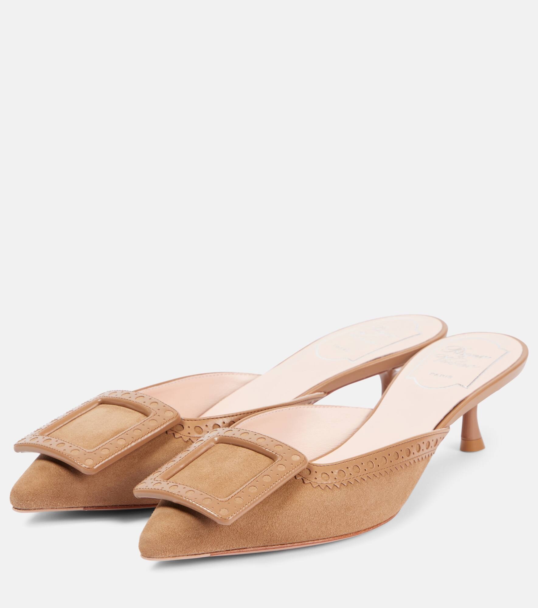 Viv' in the City 45 suede mules - 4