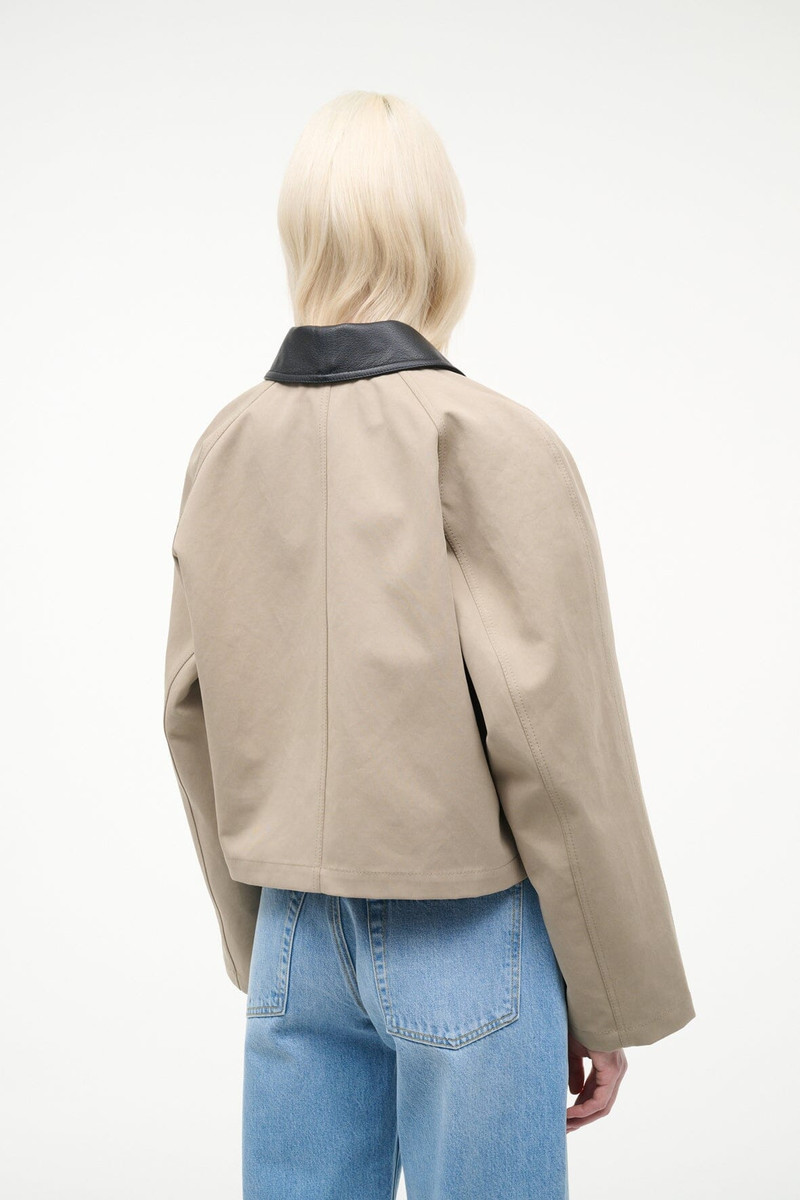 STAUD JONAH CROPPED JACKET RIVERSTONE 3