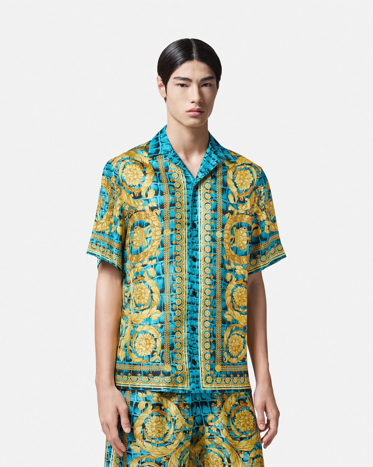 Baroccodile Silk Shirt - 3