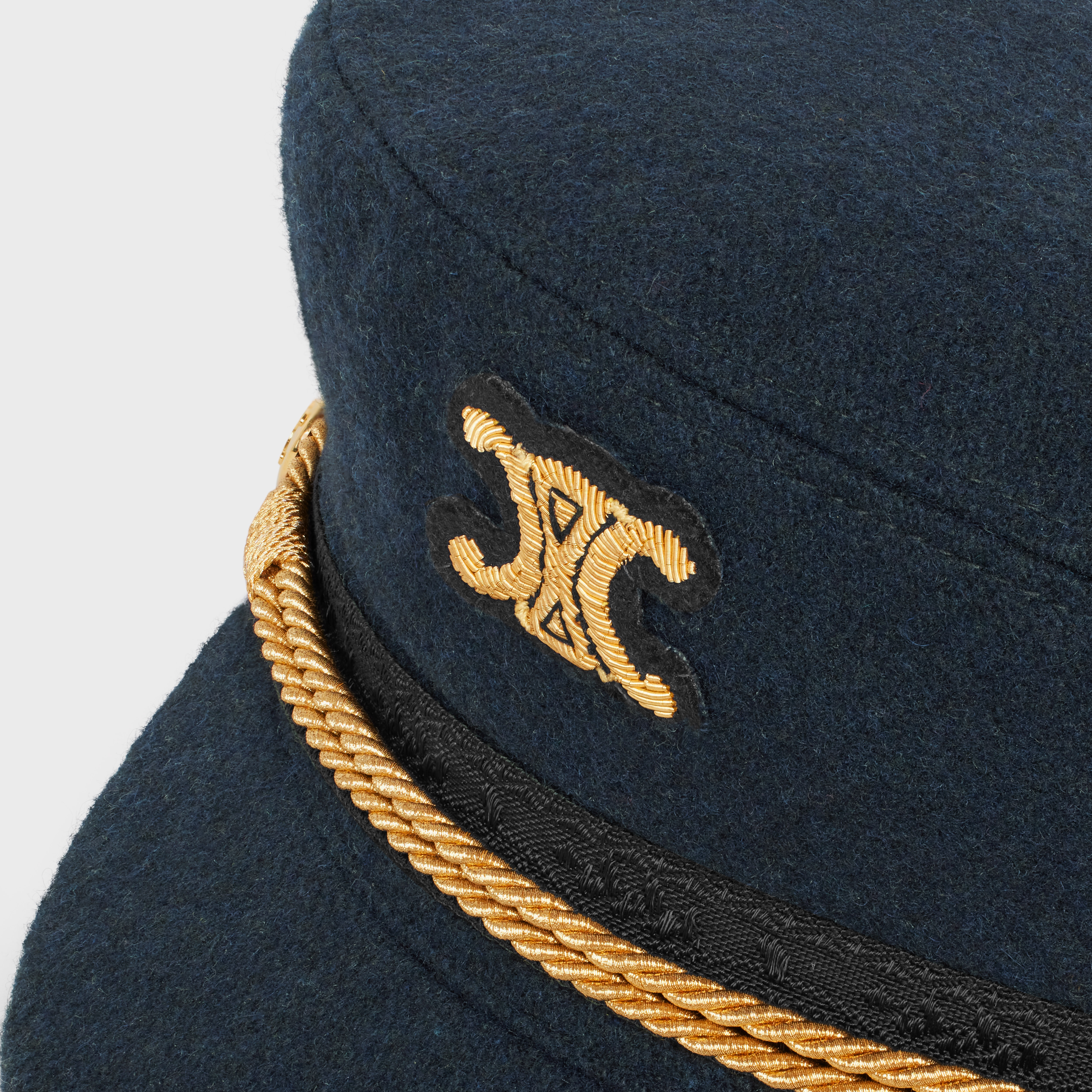 triomphe sailor cap in wool cloth - 5