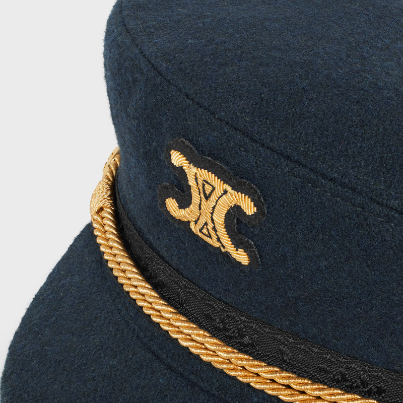 triomphe sailor cap in wool cloth 5