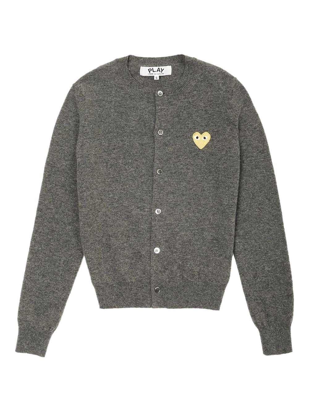 heart-logo cardigan - 1