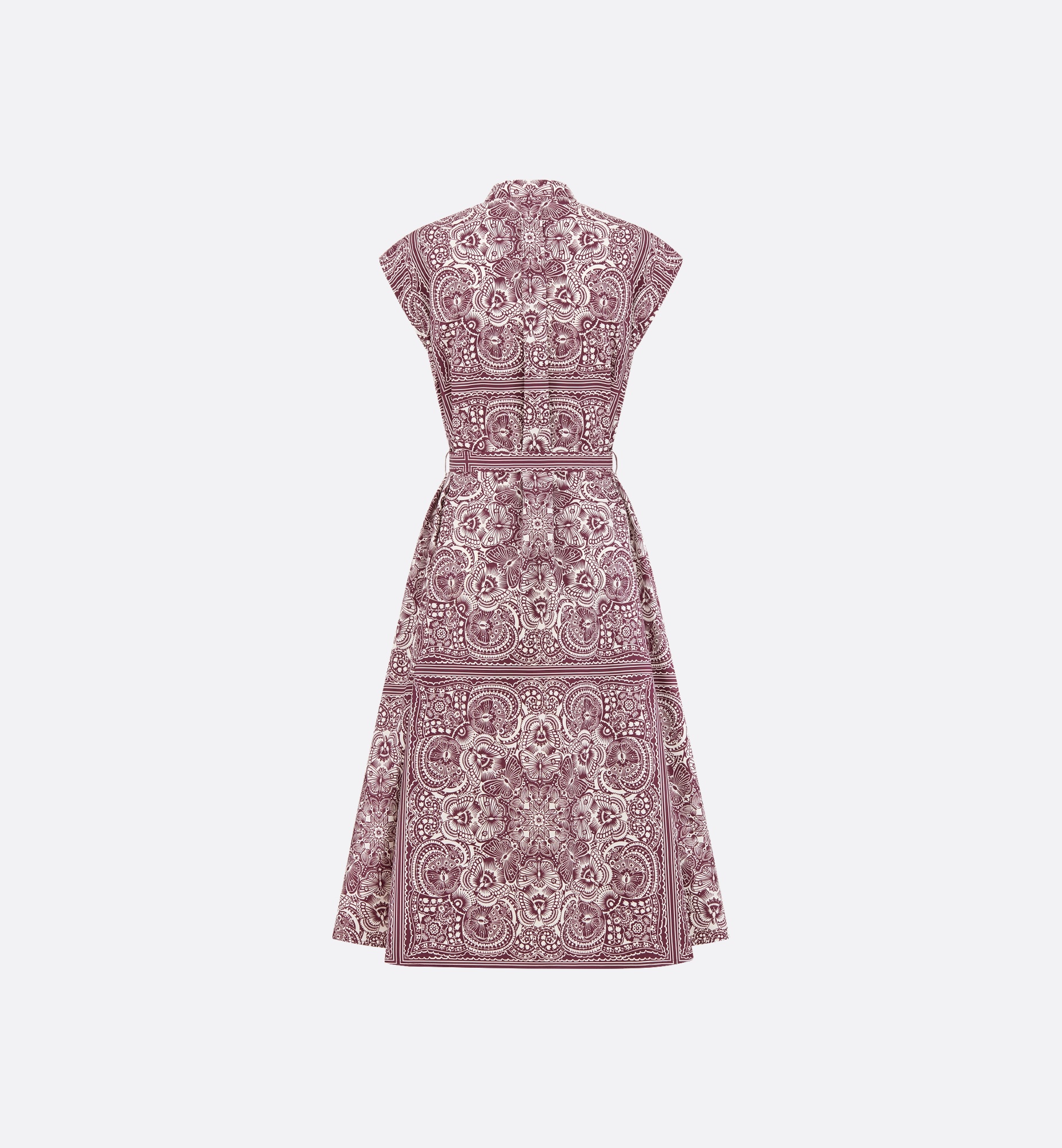 Mid-Length Belted Shirtdress - 2