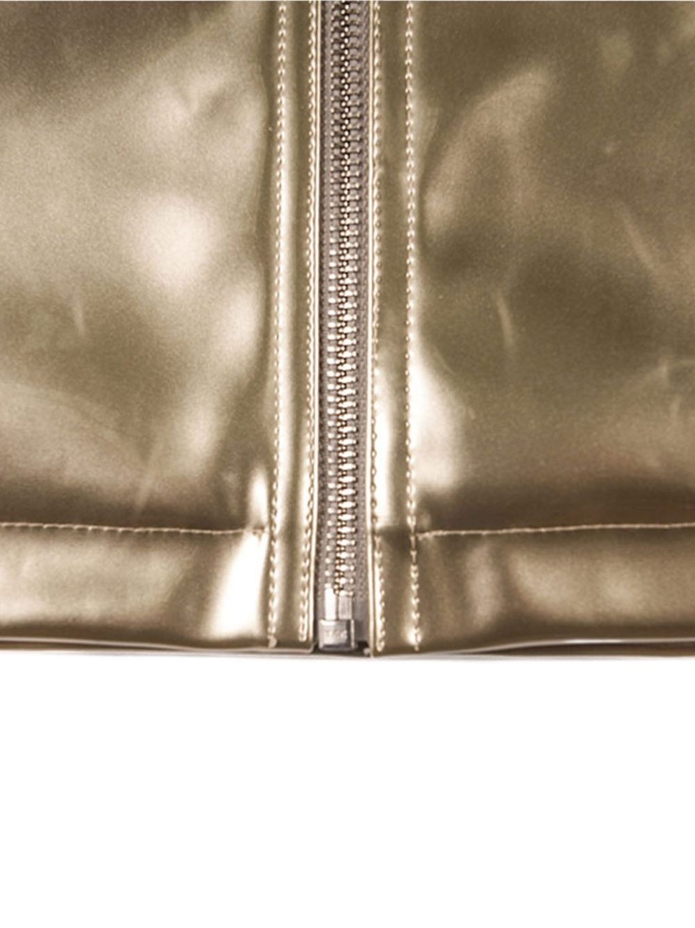 metallic zip-up jacket - 5