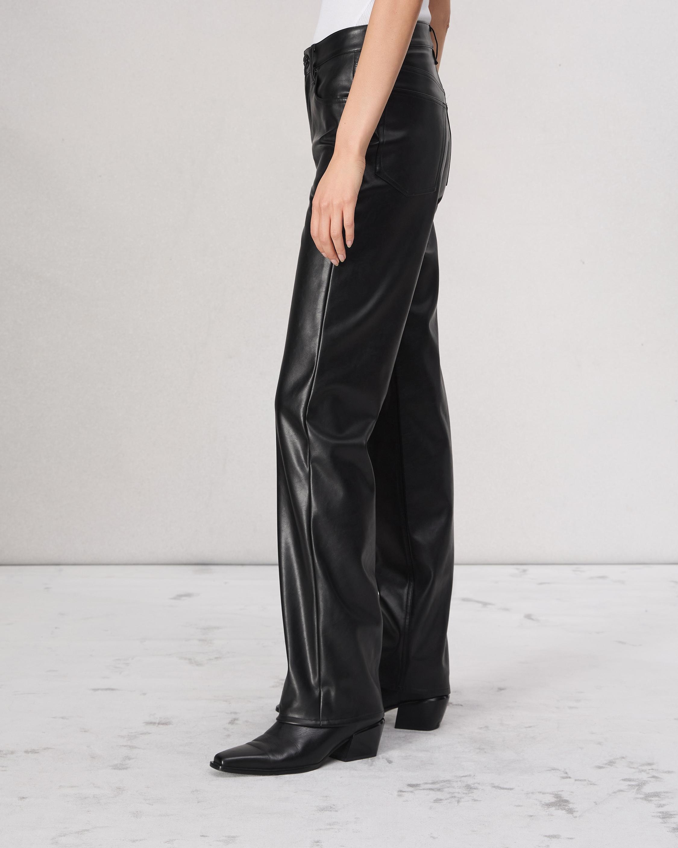 Harlow Faux Leather Pant - 4