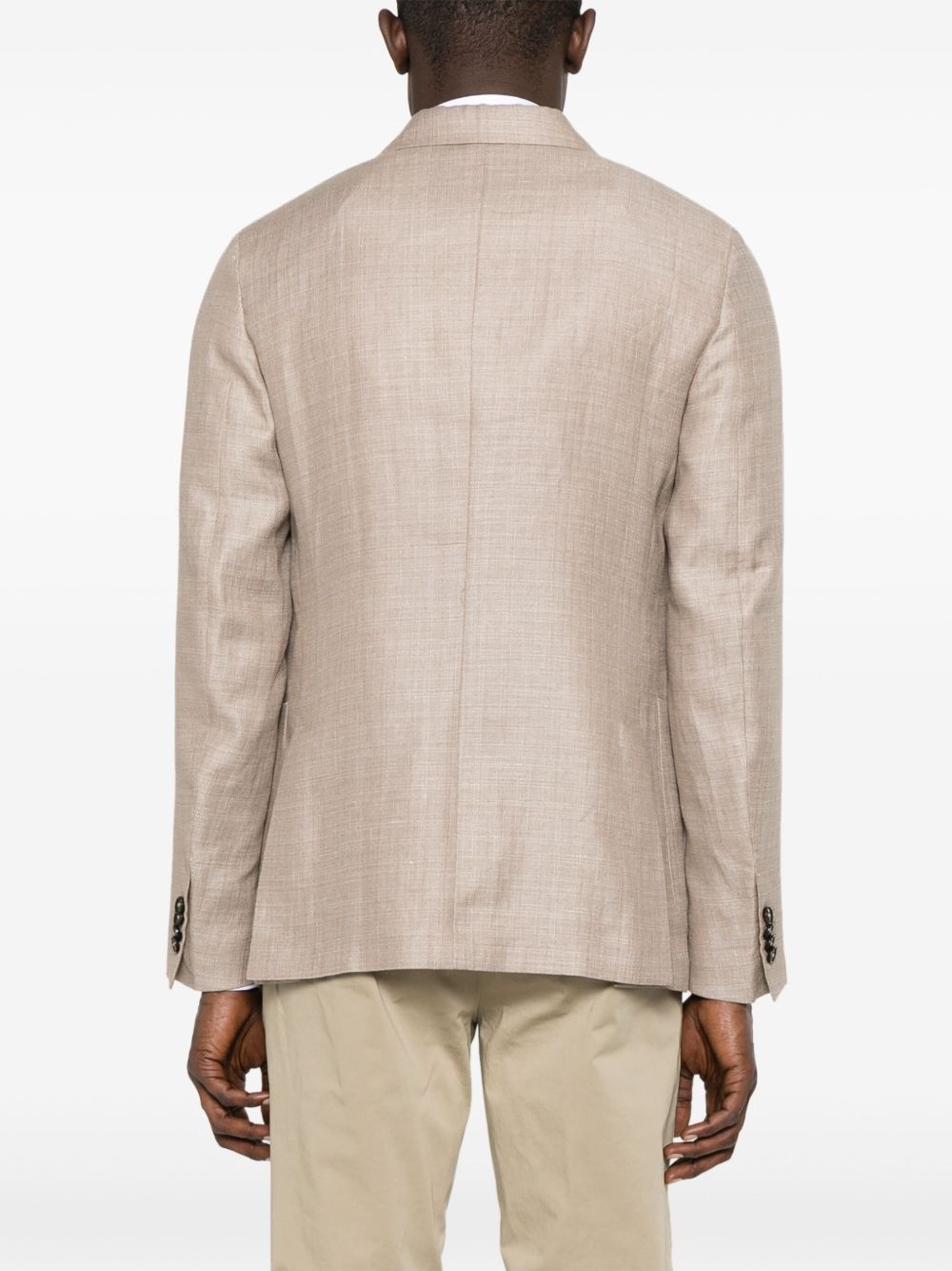 interwoven blazer - 4