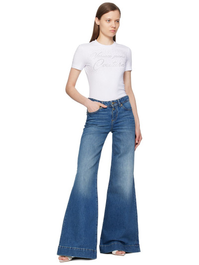 VERSACE JEANS COUTURE Indigo Flared Jeans outlook