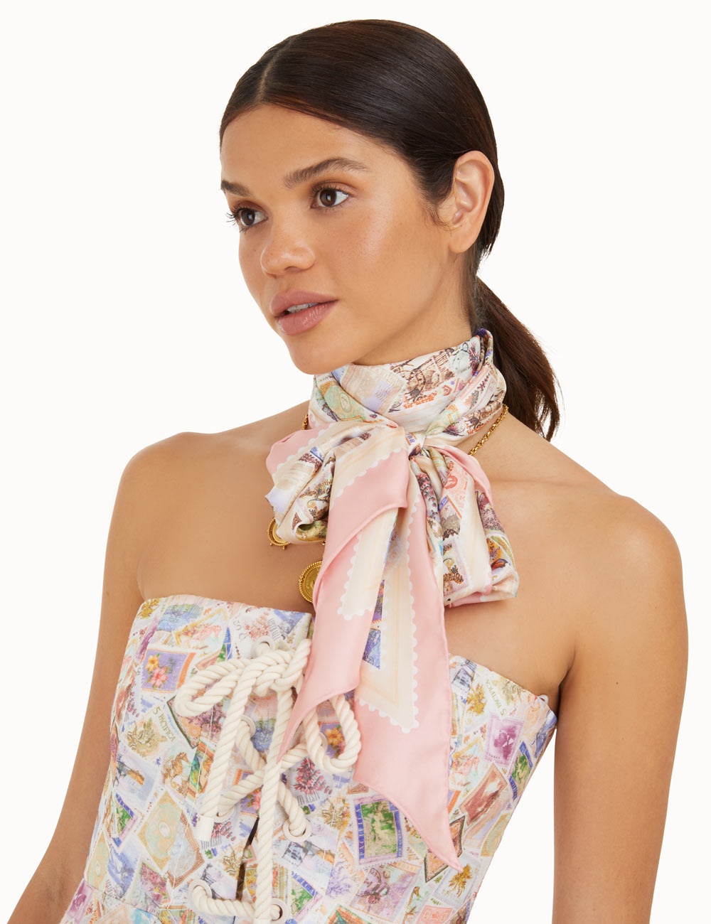 SILK NECK SCARF - 2