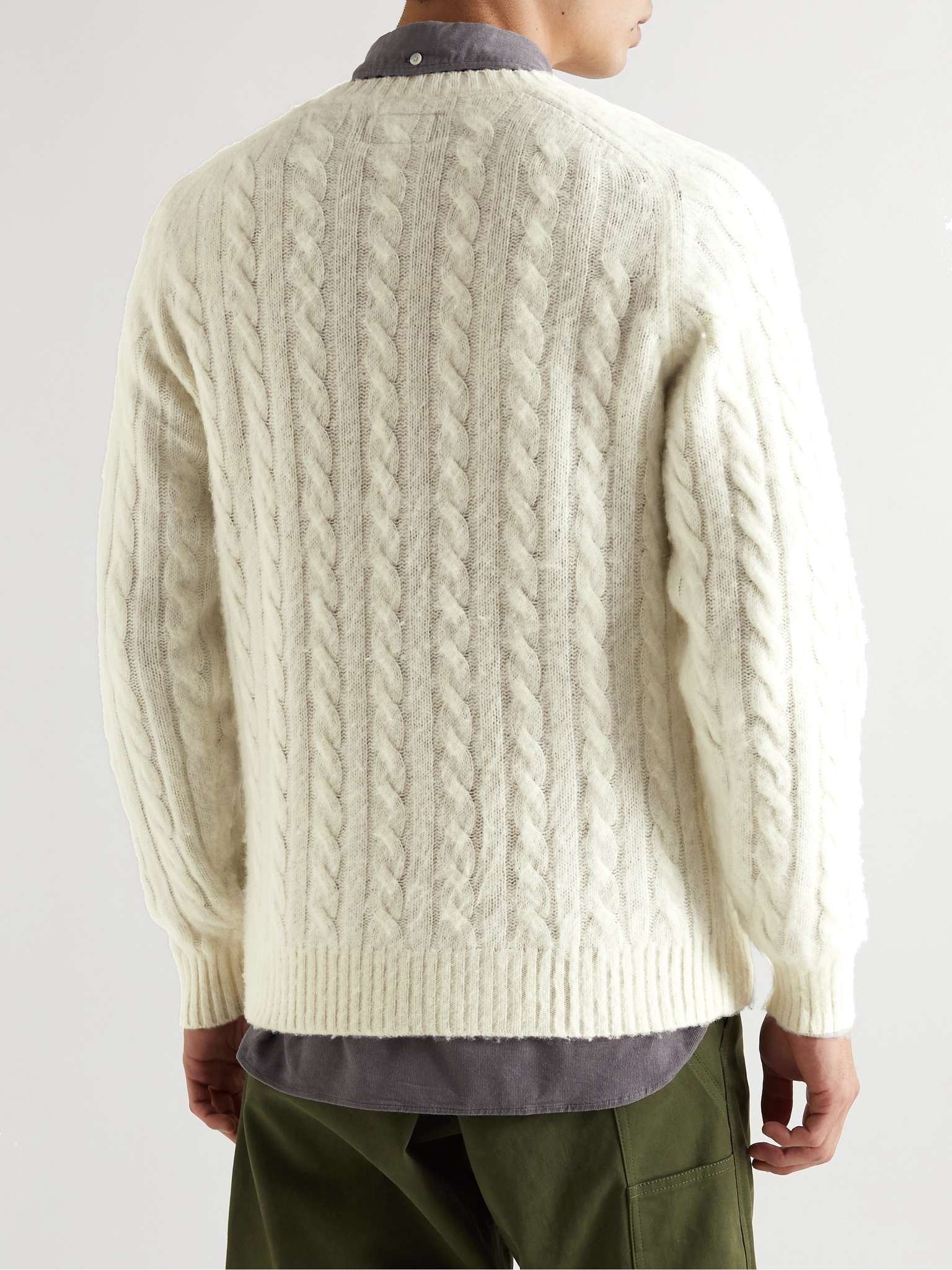 Cable-Knit Wool-Blend Sweater - 4