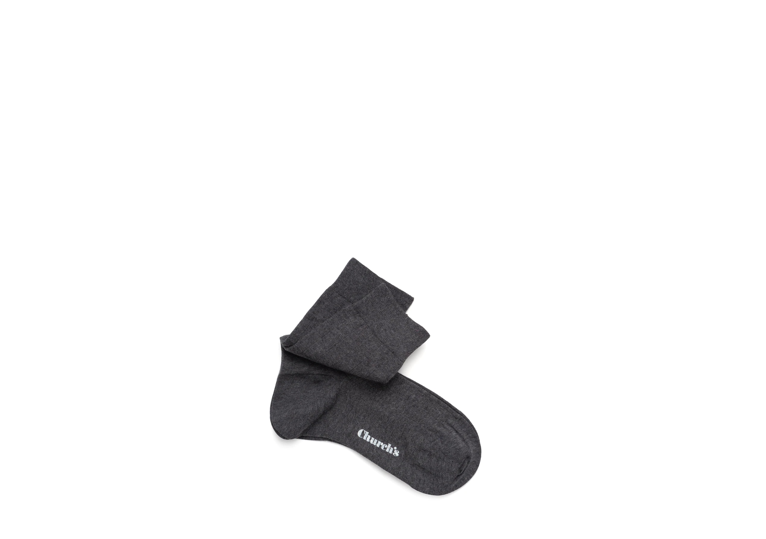 Ribbed socks
Cotton Short Grey - 1
