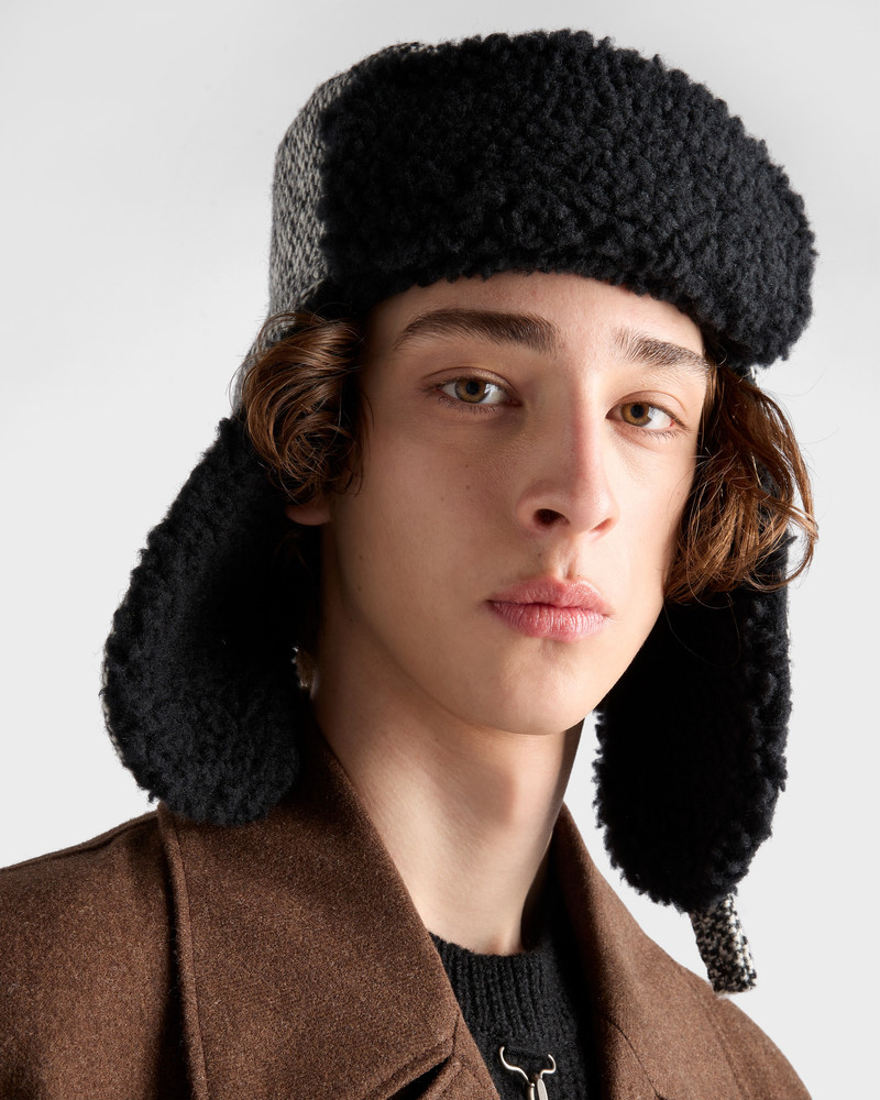 Tweed trapper hat 4