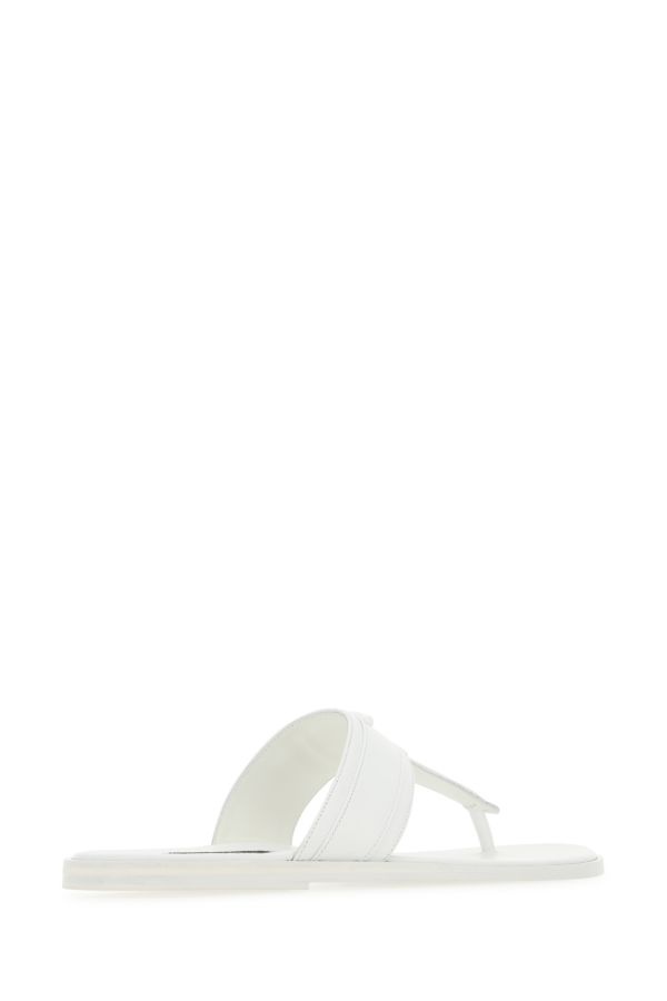 サンダル Tom Ford White leather thong slippers TOM FORD White leather thong slippers | gebnegozionline
