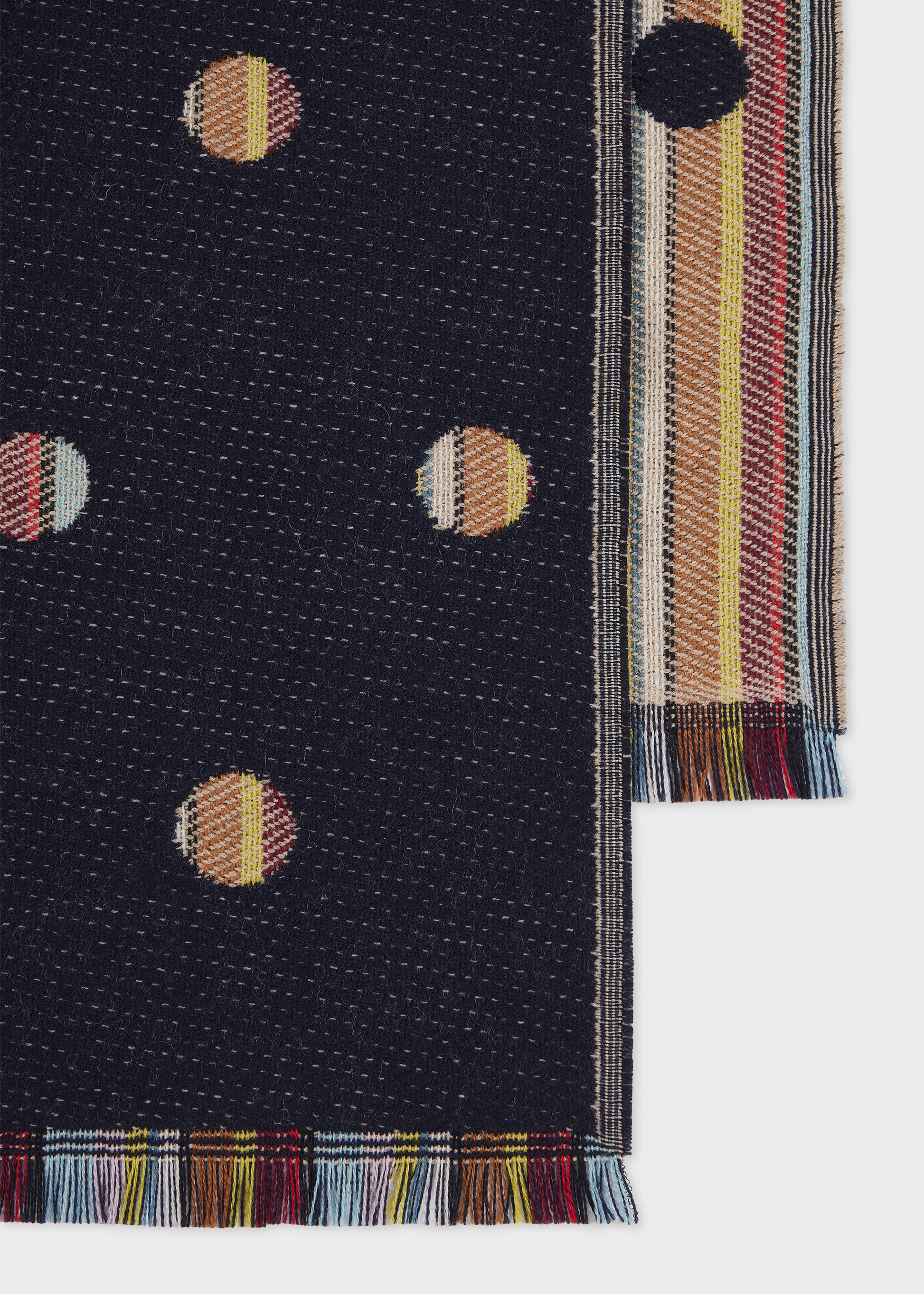 'Signature Stripe' Polka Dot Scarf - 2