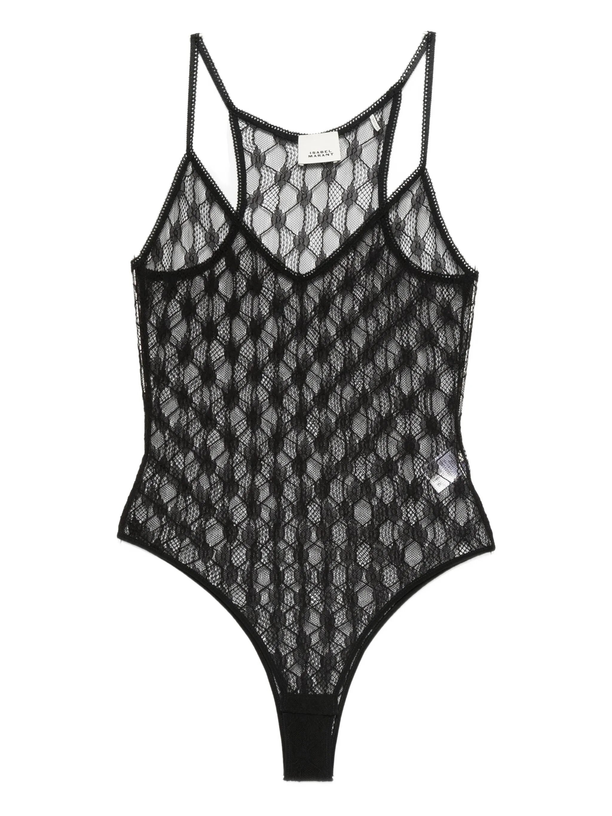 Isabel Marant Geometric-pattern Lace Bodysuit - 1