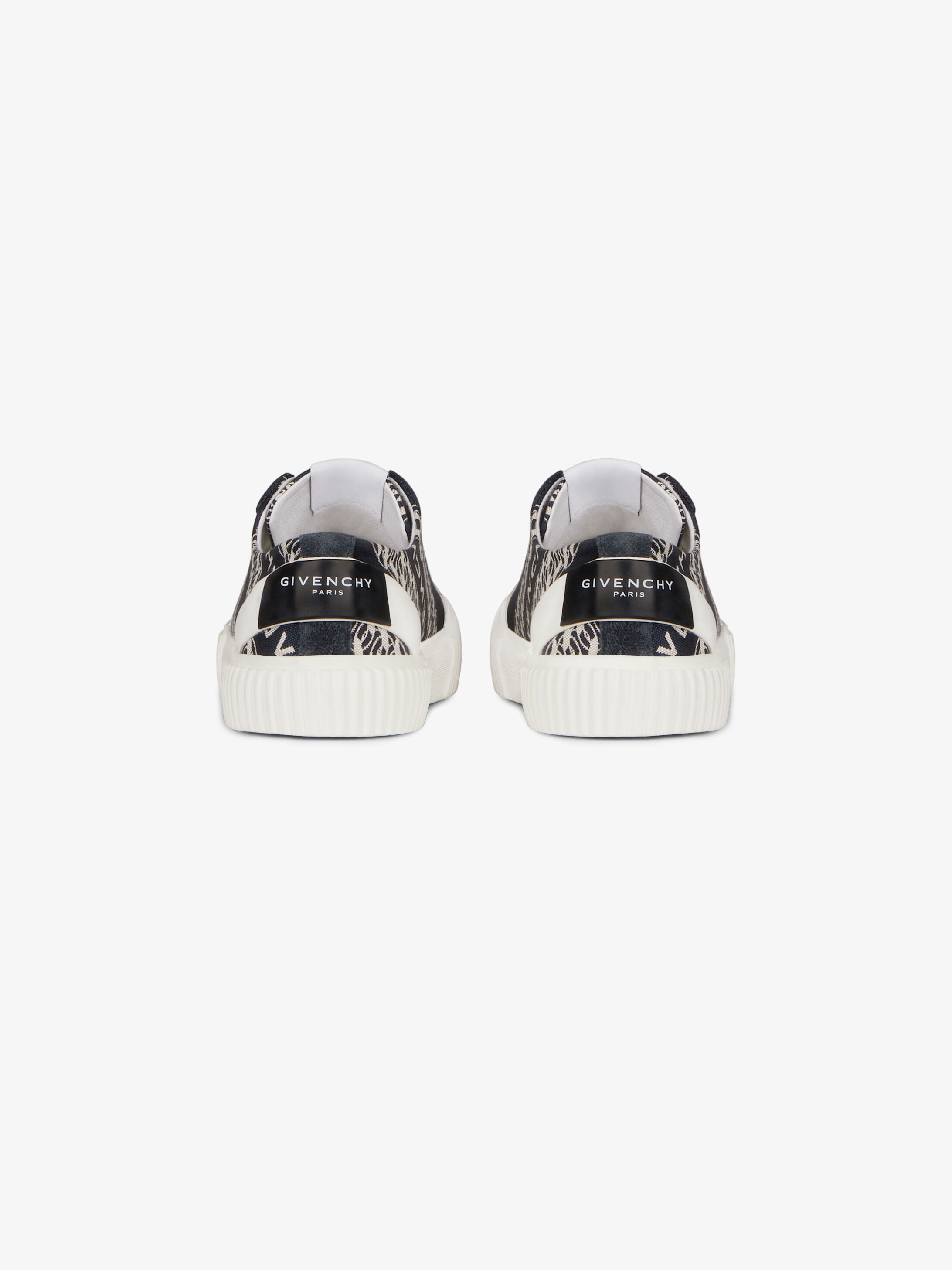 GIVENCHY Chain tennis Light low sneakers in canvas - 4