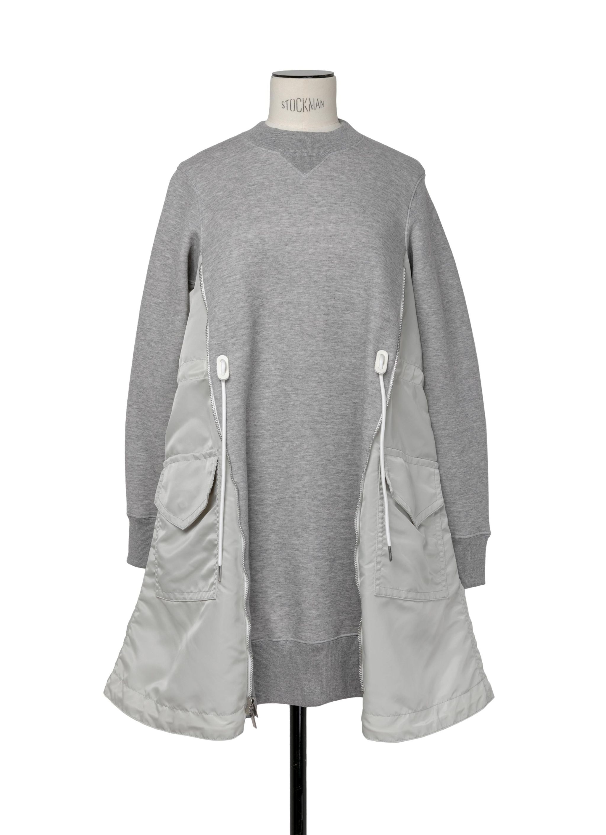Sponge Sweat x Nylon Twill Dress - 1