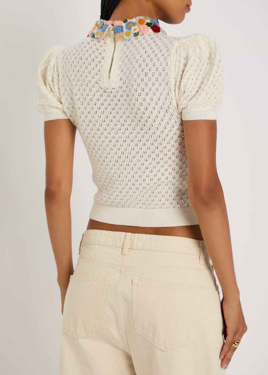 Alice + Olivia Chase Puff Sleeve Sweater - 3