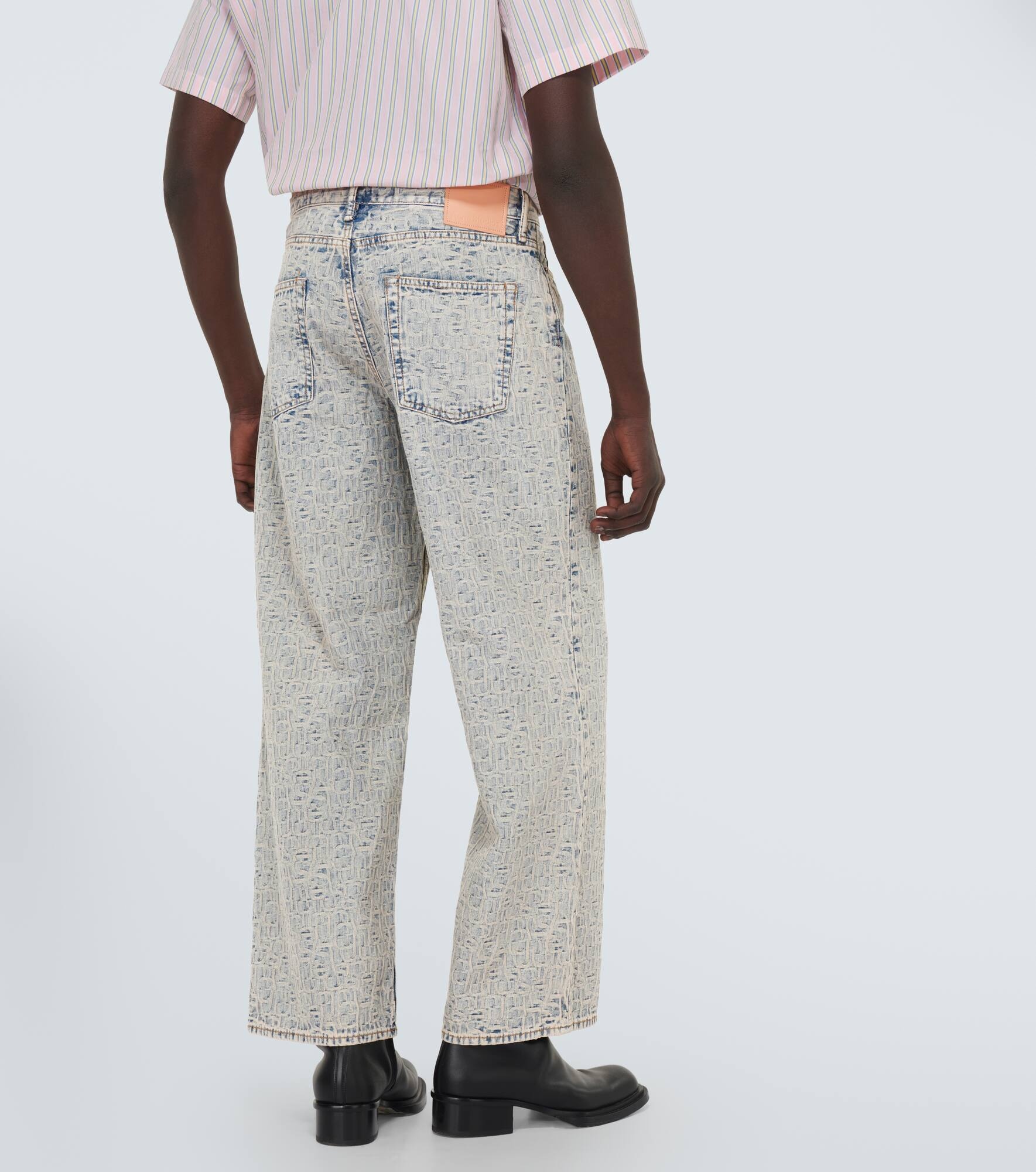 1981M monogram wide-leg jeans - 4