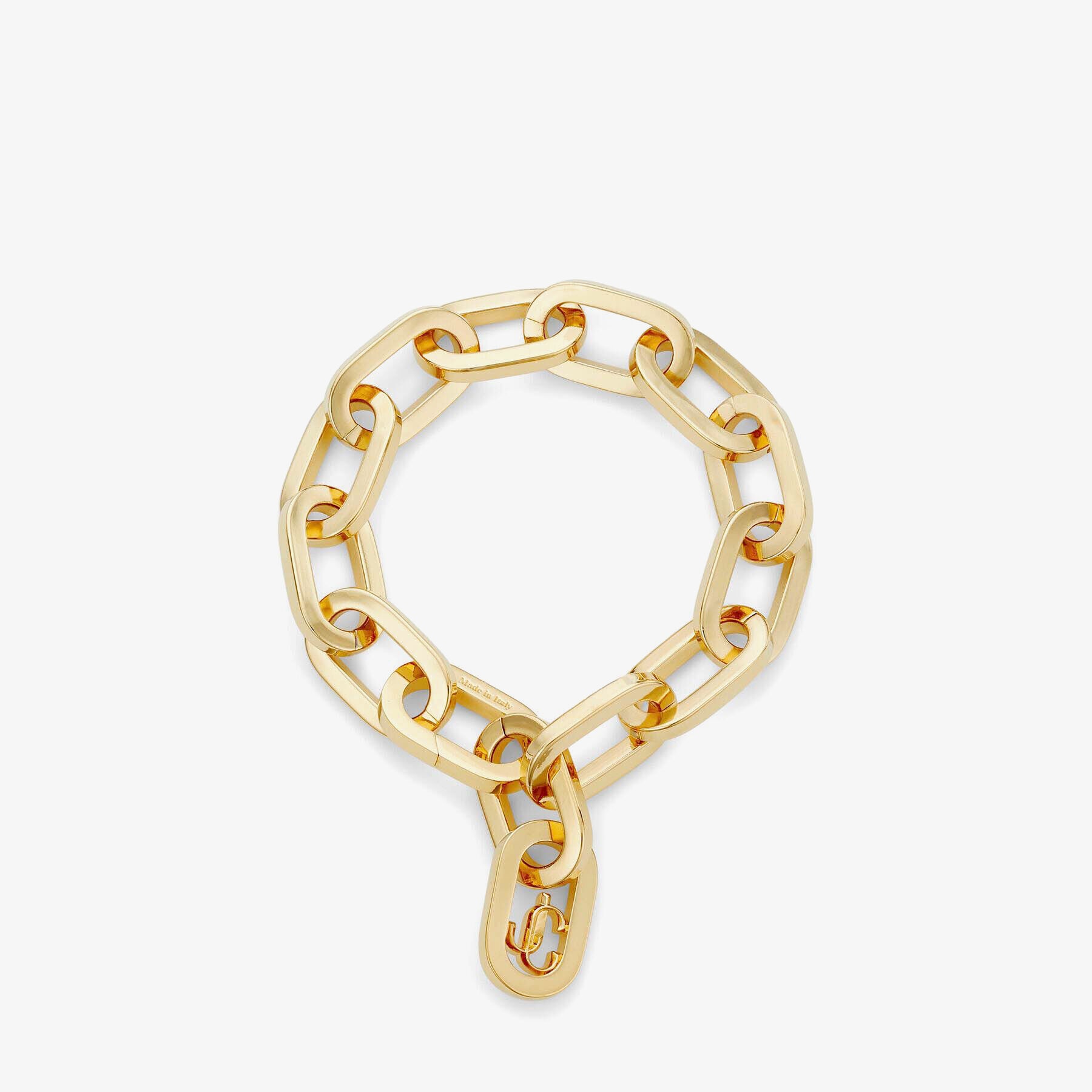 JC Chain Bracelet
Gold-Finish Metal JC Chain Bracelet - 1