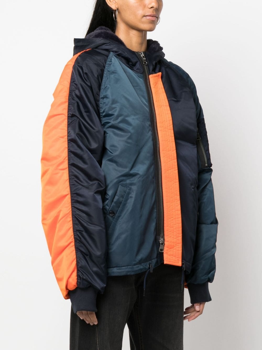 hooded padded jacket - 3