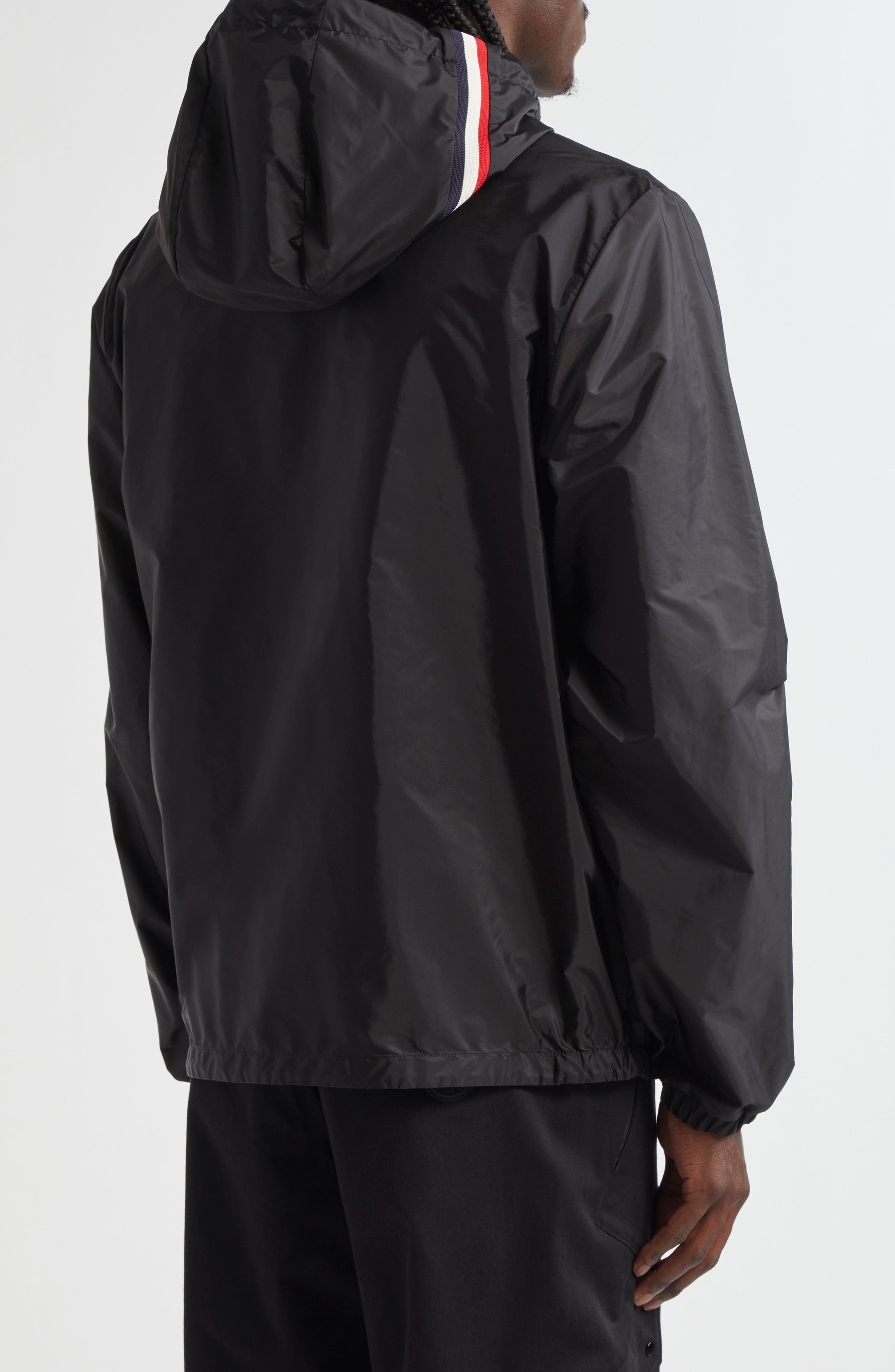 Moncler Grimpeurs Hooded Water Repellent Nylon Jacket in Black/Black at Nordstrom - 2