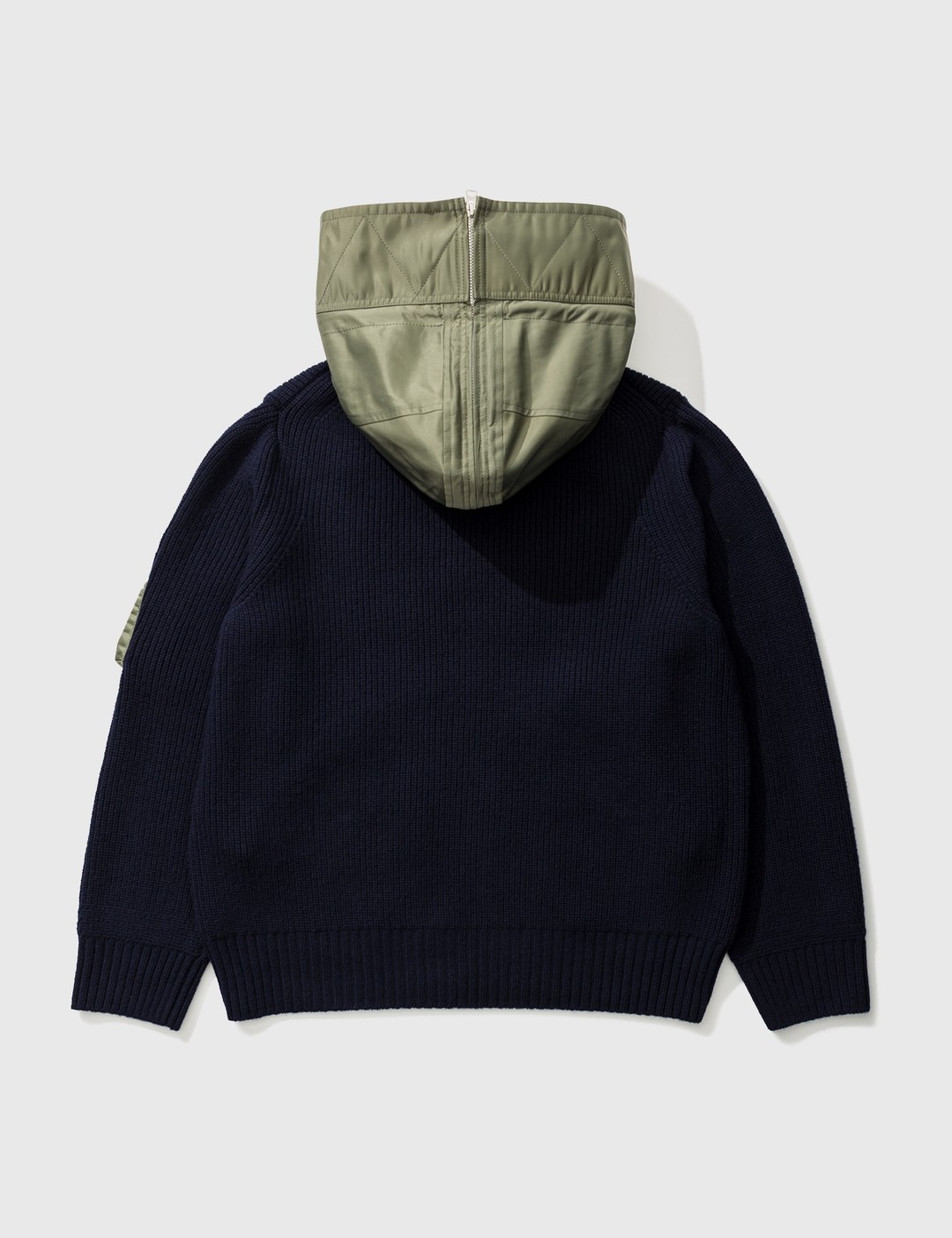 WOOL KNIT HOODIE - 4