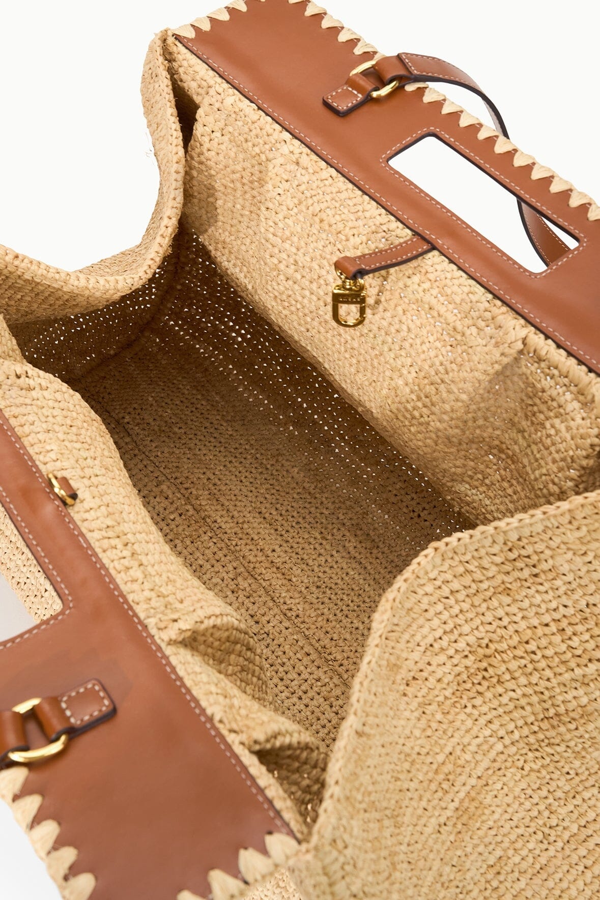 STAUD RUE TOTE BAG NATURAL TAN - 8