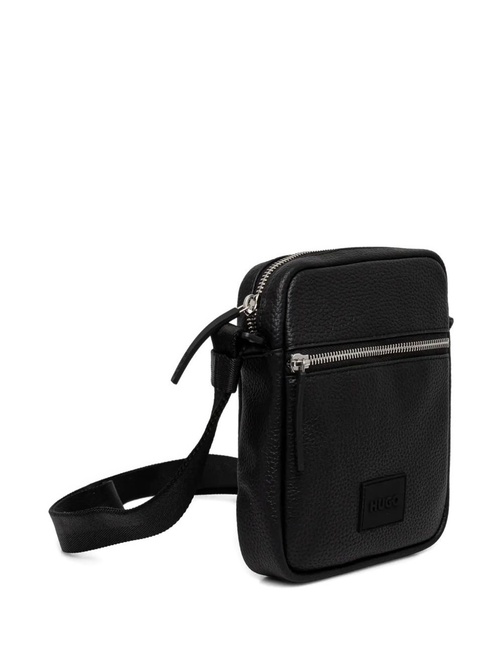 textured messenger bag - 2