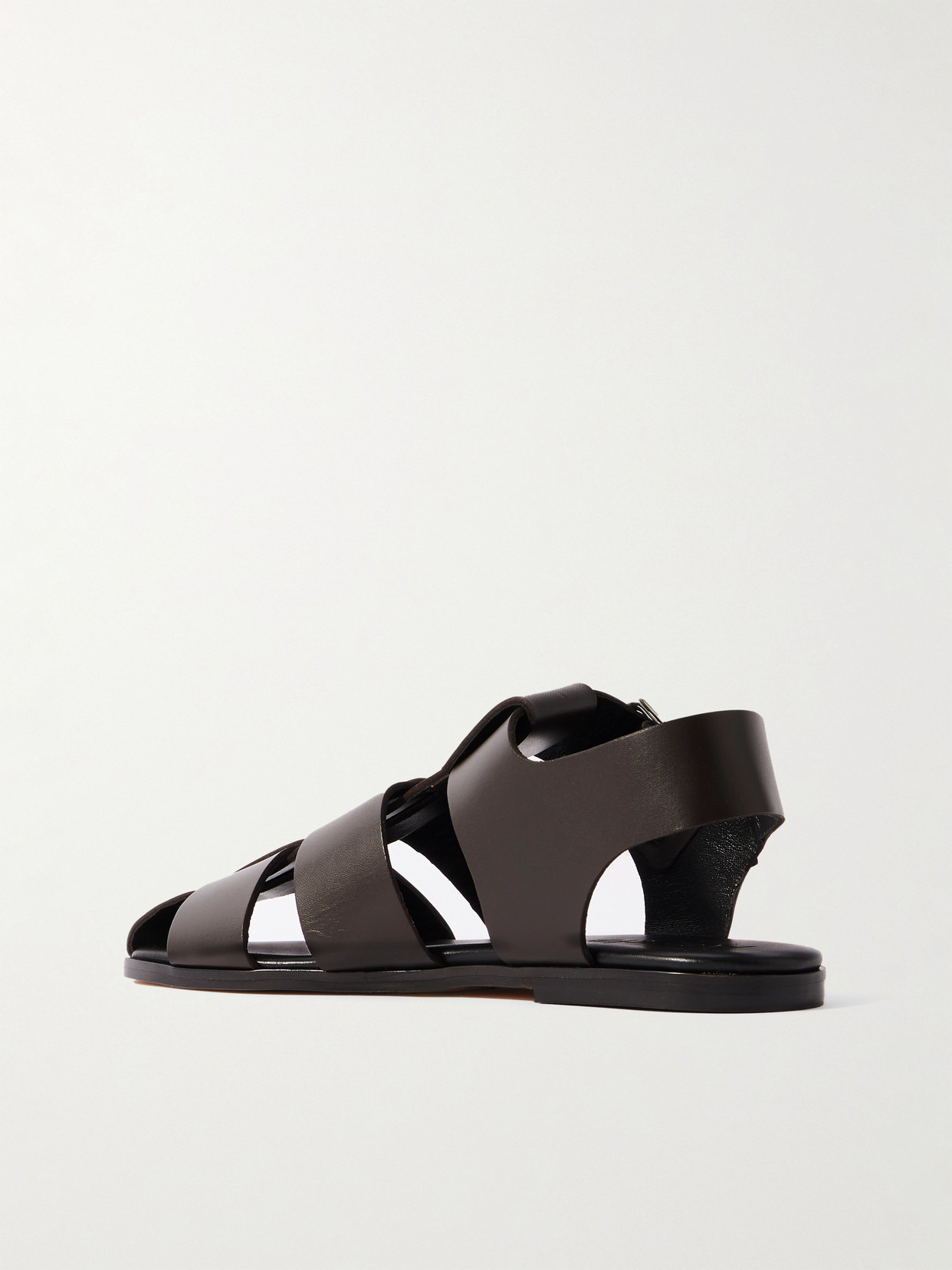 Whit Leather Sandals - 3