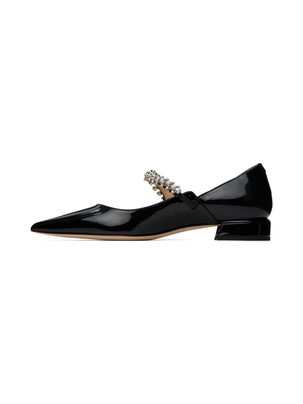 Black Bing Pump Ballerina Flats - 3