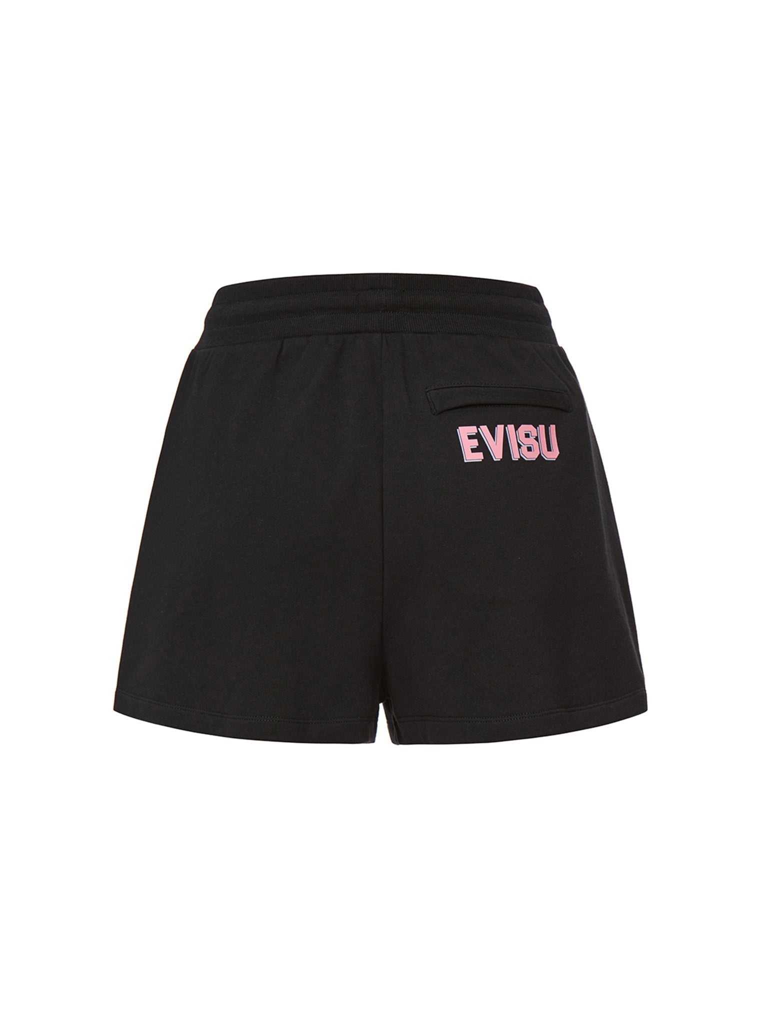 Seagull and Logo Print Sweat Shorts - 16