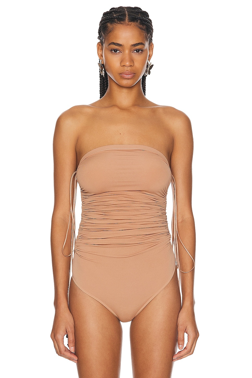 Fatal Draping String Bodysuit - 2