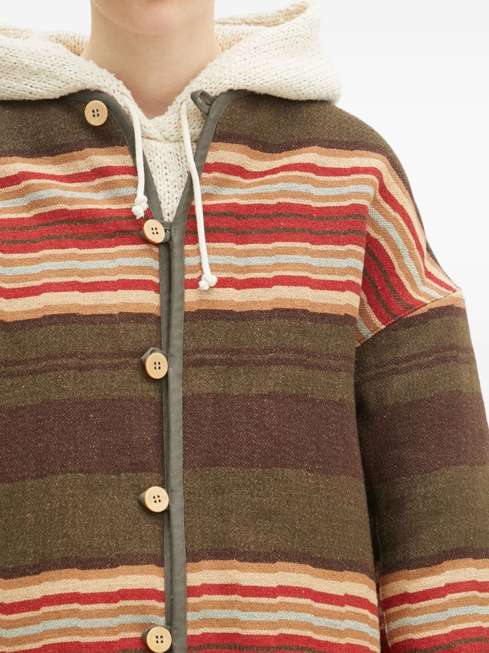 button-fastening reversible jacket - 4