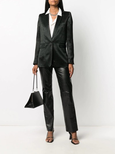 Ann Demeulemeester shawl lapel blazer outlook