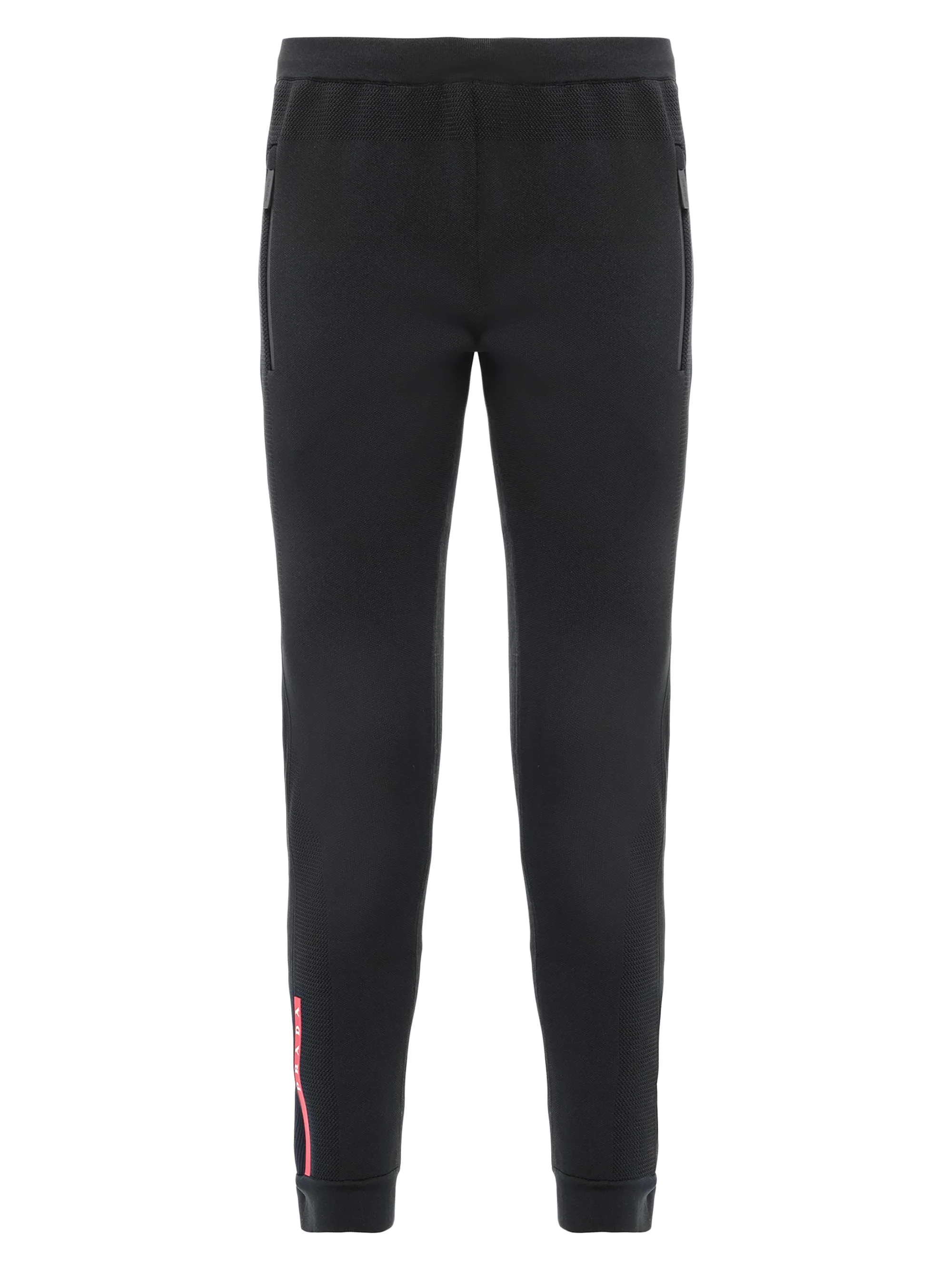 Men's Techno Piqué Pants - Black - 1