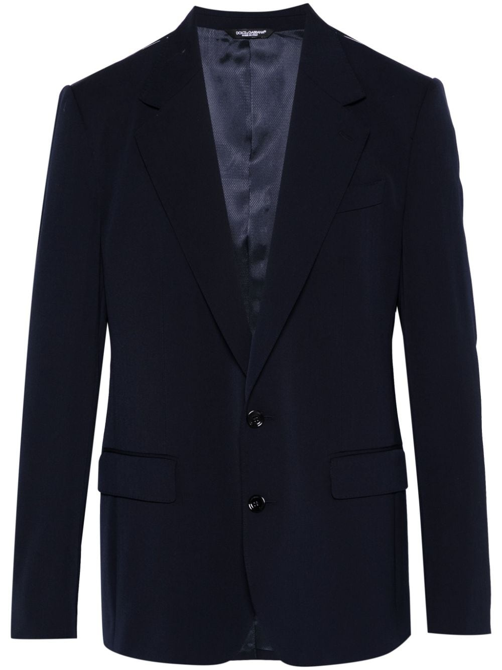 Wool single-breasted jacket - 1