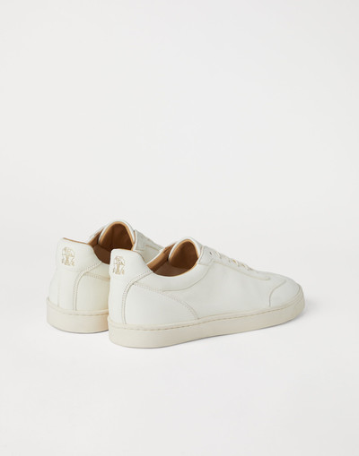 Brunello Cucinelli Deerskin sneakers with natural rubber sole outlook