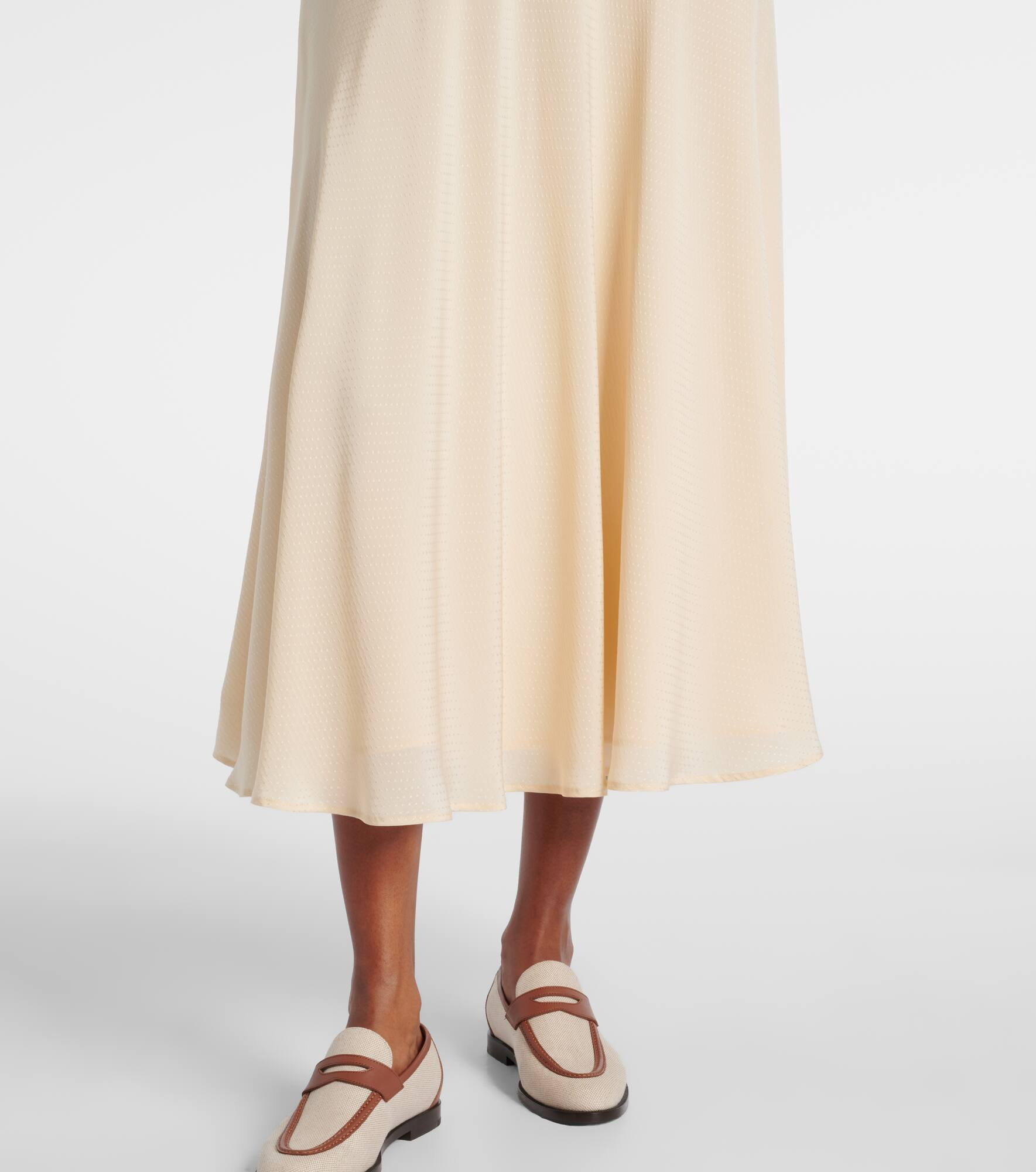 Erika silk midi skirt - 5