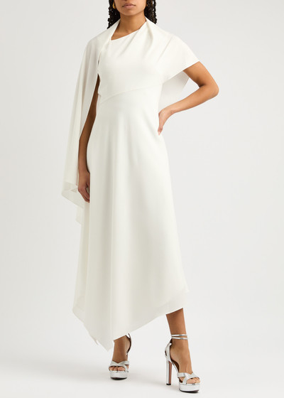 Roksanda Pascale cape-effect draped maxi dress outlook