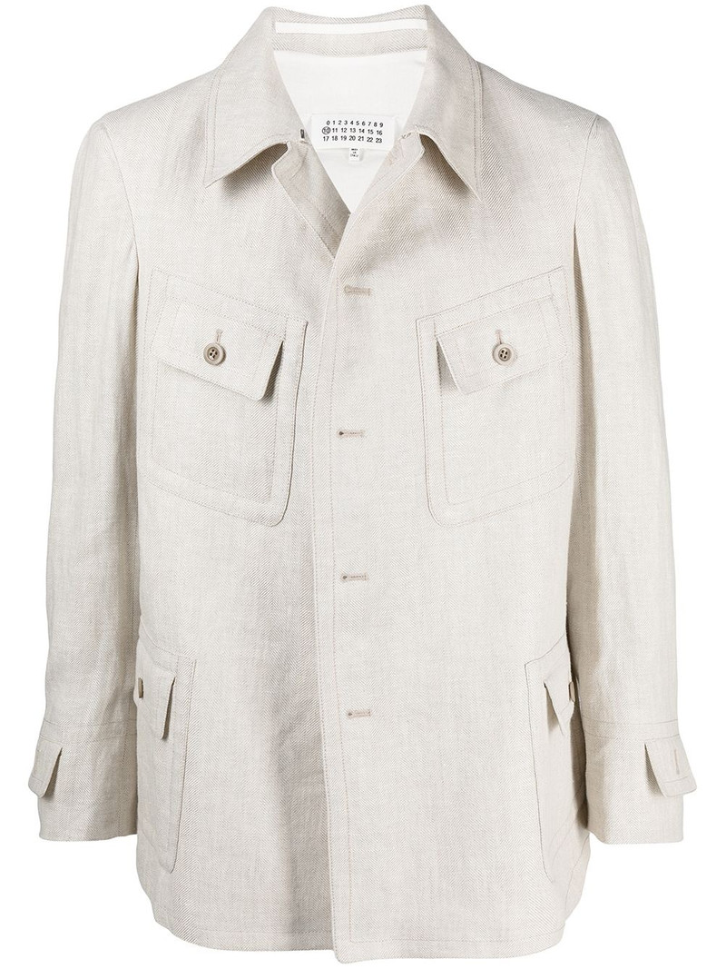 single-breasted shirt jacket 1