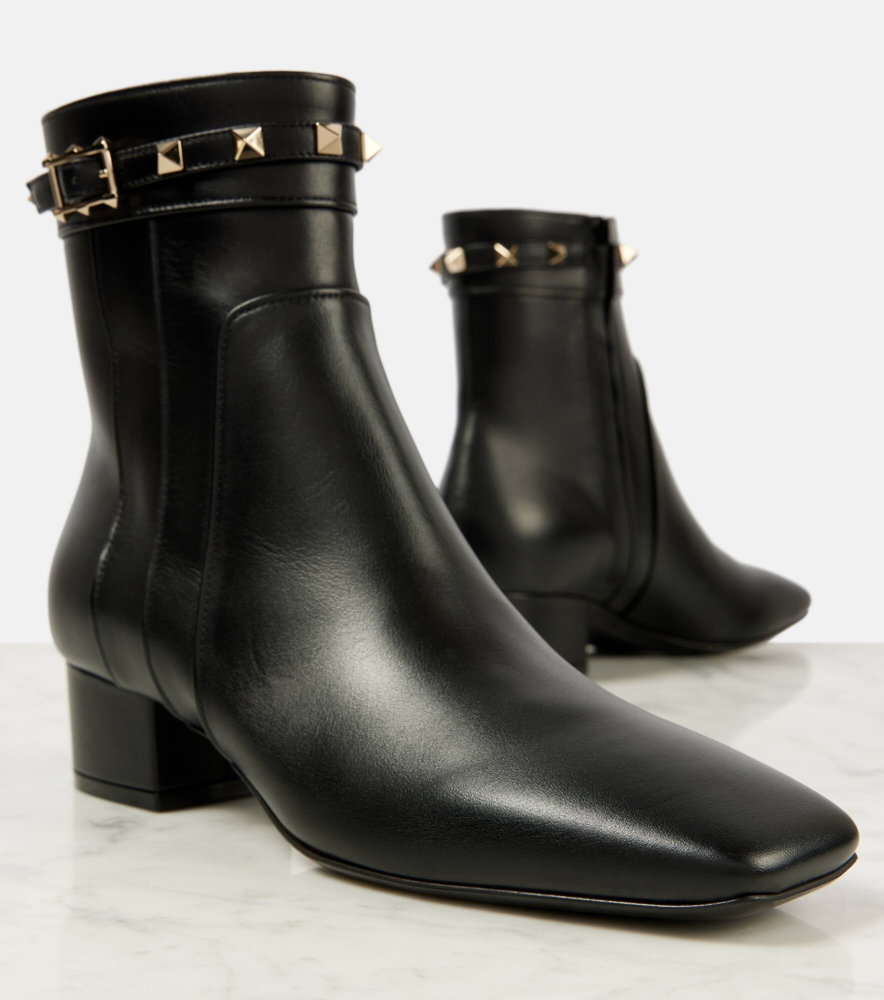 Rockstud 40 leather ankle boots - 6