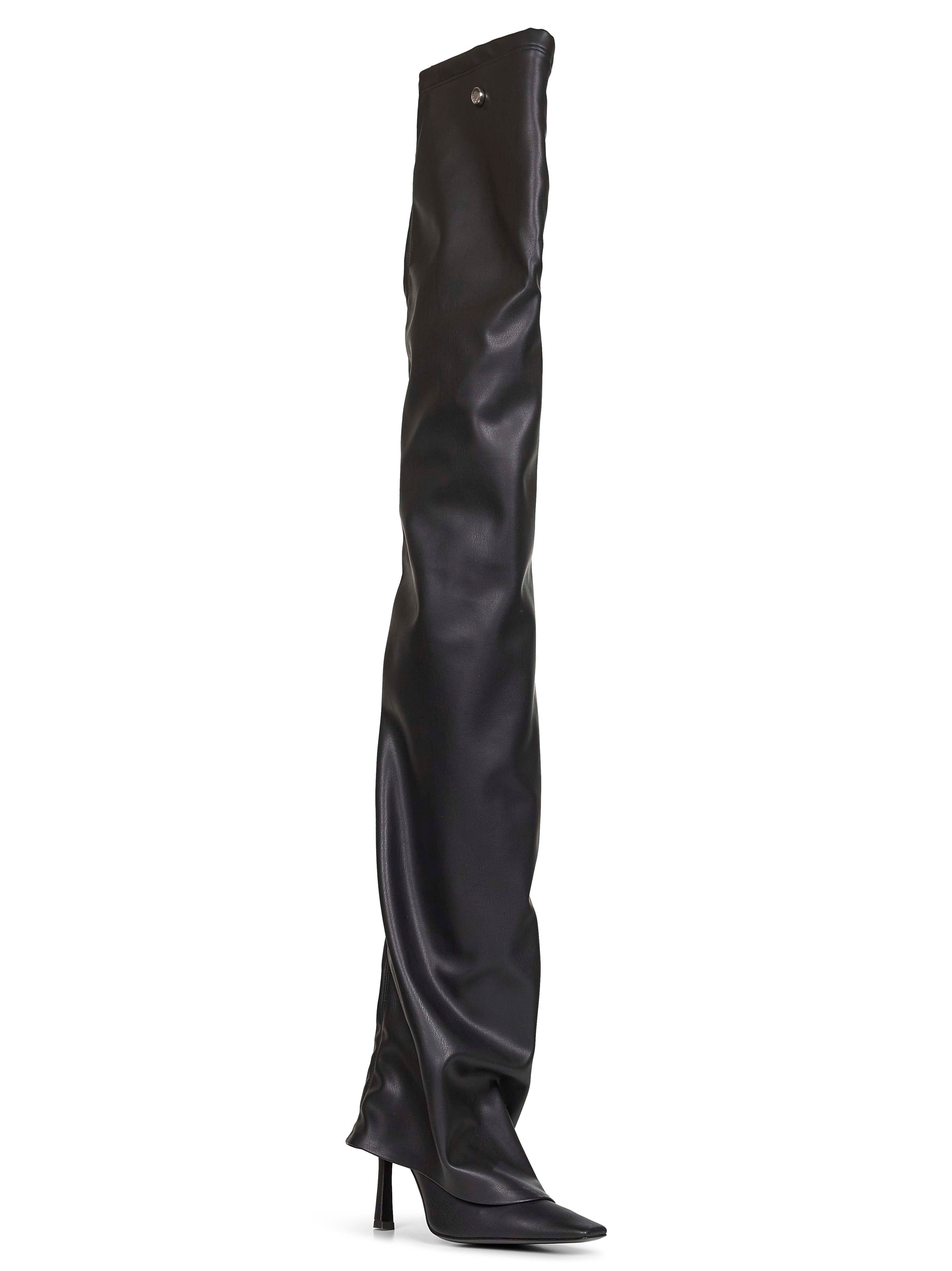 Black "Robin OTK" thigh-high boots - 2