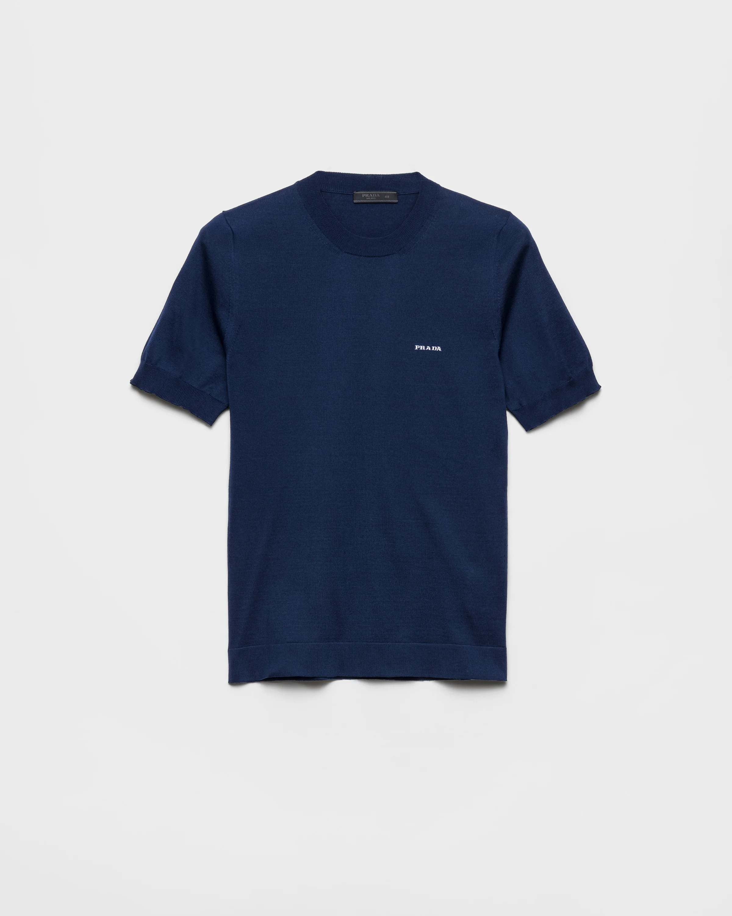 Cotton crew-neck sweater - 1