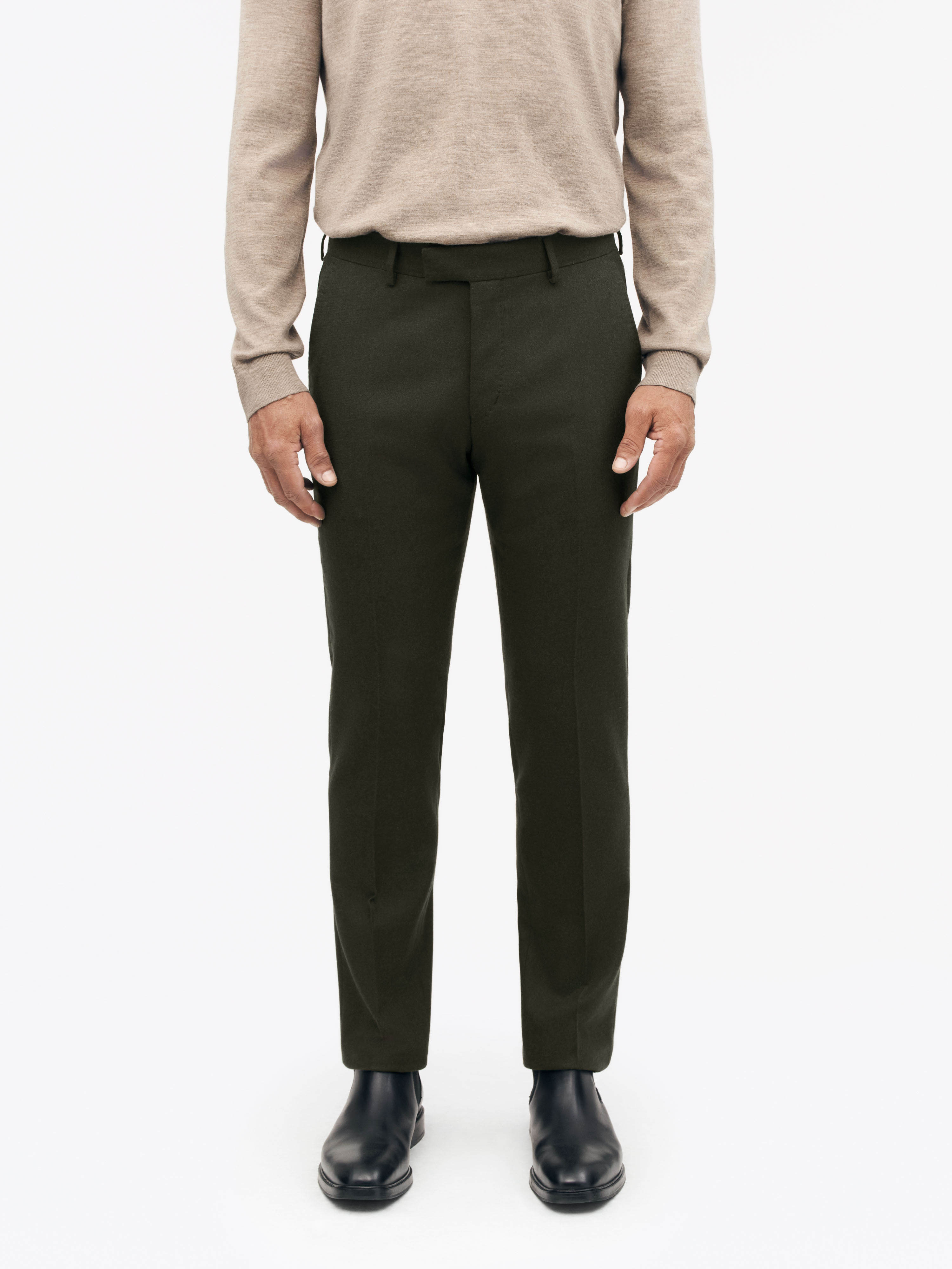 Tenuta Brushed Wool Trousers - 3
