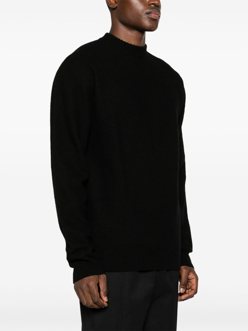 crew-neck boiled wool jumper 3