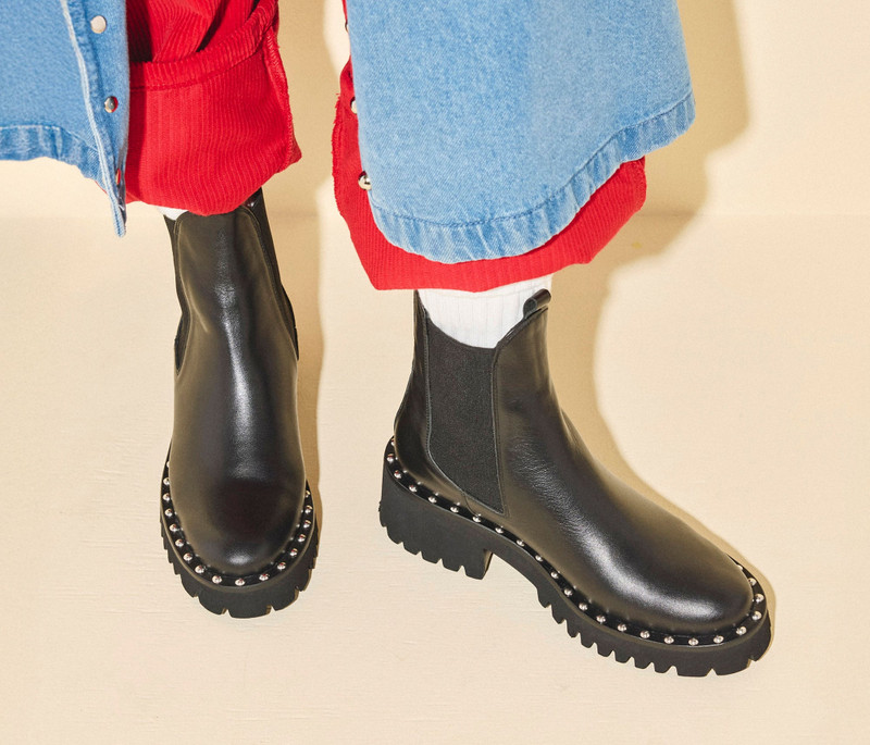 FRĒDA SALVADOR BAILEY STUDDED RAIN RESISTANT BOOT outlook