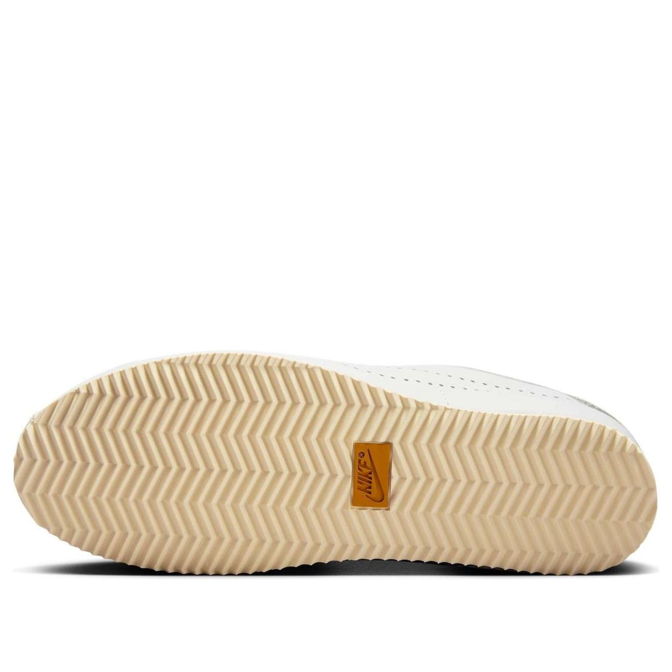 (WMNS) Nike Cortez 'White Bronze Perforated Swoosh' HQ1841-100 - 6